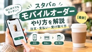 スターバックスのモバイルオーダーのやり方（アイキャッチ画像）